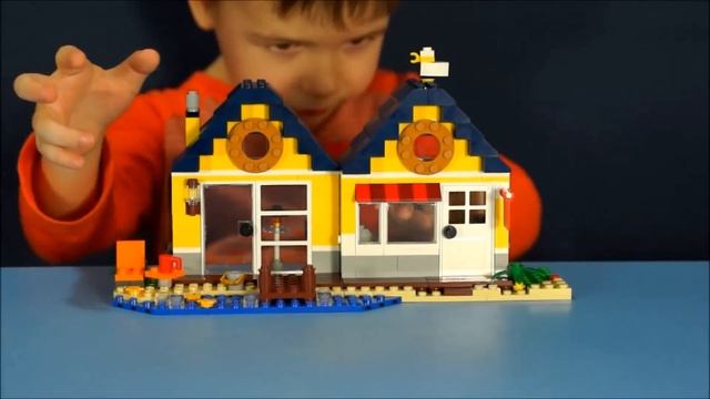 Лего Креатор. Развивающие игрушки для Детей. Lego 31035 Домик на Пляже на русском смотреть онлайн