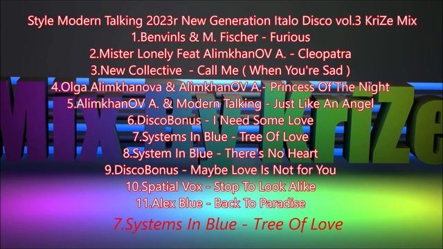 Style Modern Talking 2023r New Generation Italo Disco vol 3 KriZe Mix смотреть онлайн