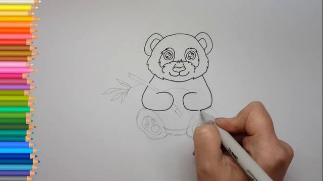 Как нарисовать Панду смотреть онлайн