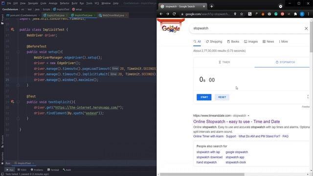 Implicit Wait in Selenium смотреть онлайн