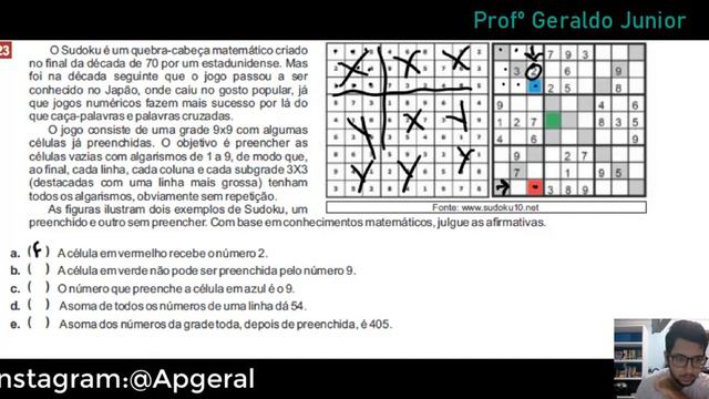 Mackenzie Paraná 2019 - Questão 23 - Matemática смотреть онлайн