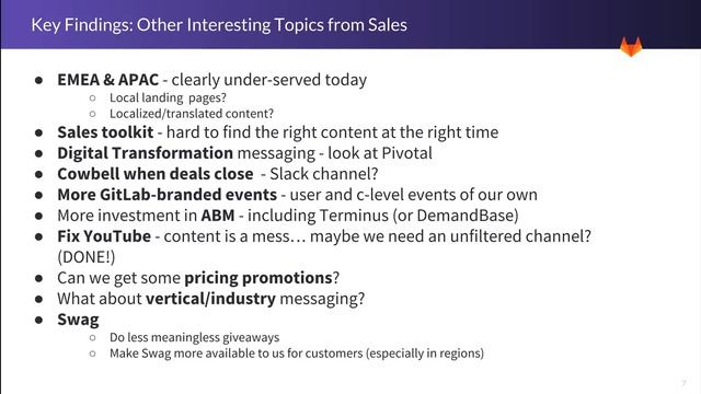 Nov. 2018 GitLab Internal Marketing Survey смотреть онлайн