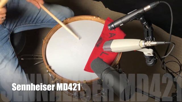 Drumrecording Test - drei Mikrofone an einer Snare смотреть онлайн