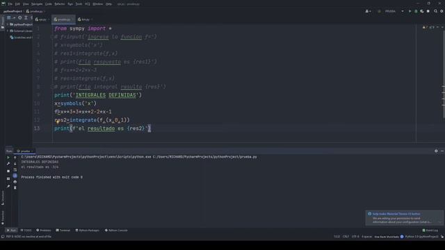 INTEGRALES CON PYTHON |DEFINIDA E INDEFINIDAS| смотреть онлайн