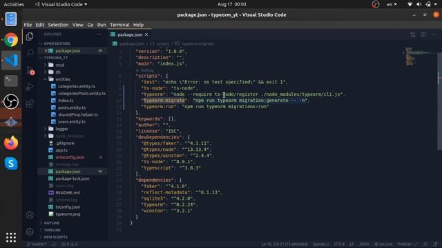 10 - TypeORM Migrations - using TypeORM CLI from node_modules - Typescript смотреть онлайн