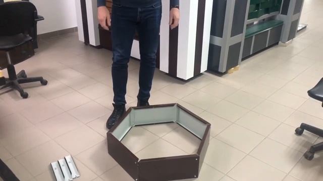 Инструкция по сборке шестигранной клумбы смотреть онлайн