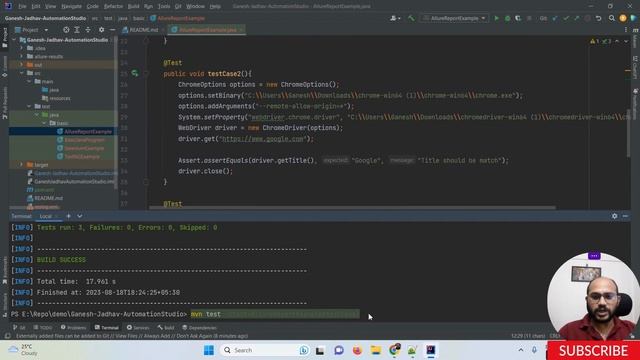 How to run TestNG scripts using maven command line || Ganesh Jadhav AutomationStudio смотреть онлайн