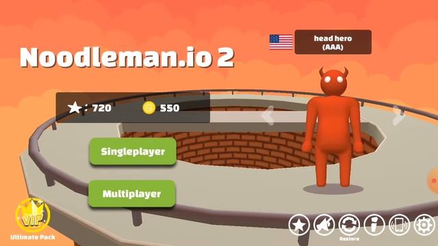 FUNNIEST FIGHT GAME EVER (noodleman.io 2) смотреть онлайн