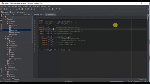 7 - Yii2: Structuring yii2 files for production смотреть онлайн