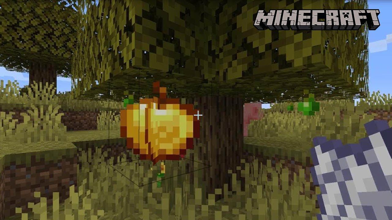 Яблоки на деревьях в Майнкрафт | Обзор мода Apple Trees Revived смотреть онлайн