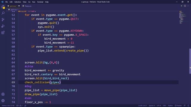 Lập Trình Game Flappy Bird với Python Cho Người Mới Bắt Đầu смотреть онлайн