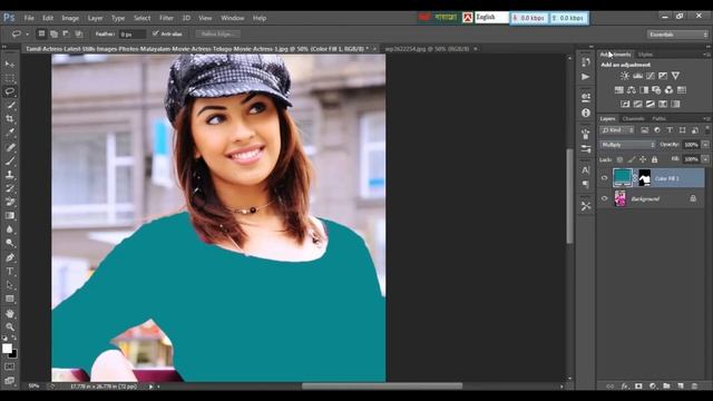 Change T-shirt Color || Select and Change Color in Photoshop смотреть онлайн
