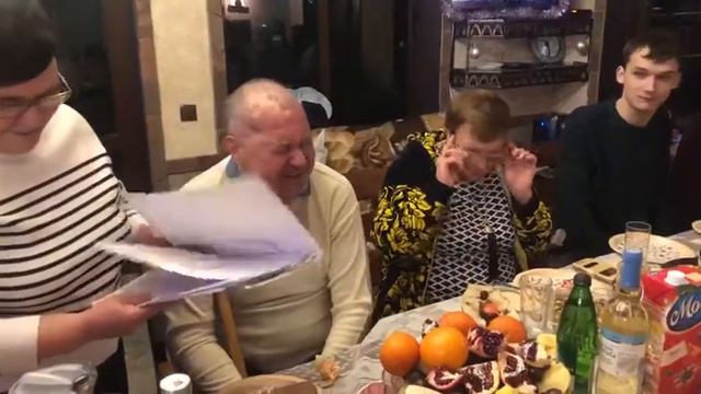 День рождение Сергея Бродягина 31.12.19 - поздравления мамы (тетя Нина) смотреть онлайн