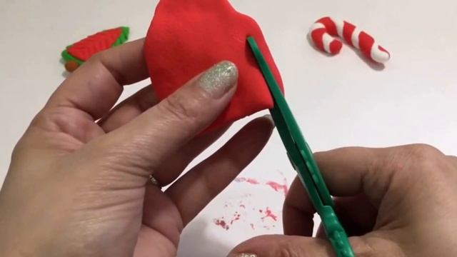 Елочные игрушки из ВОЗДУШНОГО пластилина смотреть онлайн