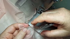 Как подшить тонкую ткань. Московский шов.