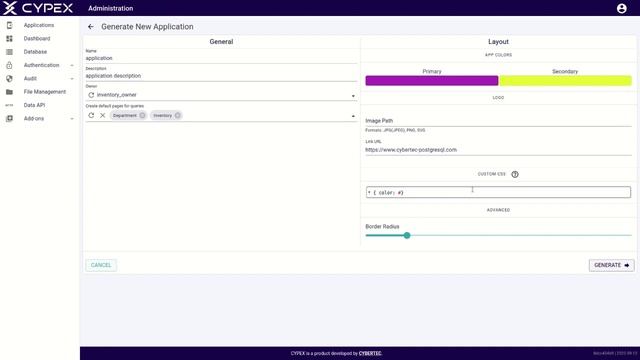 2.1 CYPEX Applications Section Overview | CYBERTEC PostgreSQL Rapid App Dev смотреть онлайн