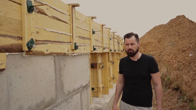 Фундамент из блоков ФБС. Армопояс по блокам смотреть онлайн