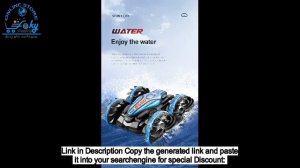 Amphibious RC Car Remote Control Stunt  Vehicle Double sided Flip Driving Drift Boys Children's Gif