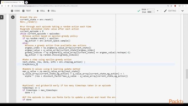 Hands-on Reinforcement Learning with PyTorch: Using Monte Carlo Methods | packtpub.com смотреть онлайн