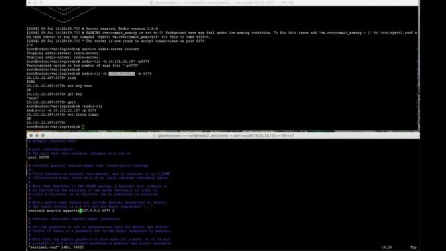 Instalando e configurando Redis Master/Slave + Sentinel HA смотреть онлайн