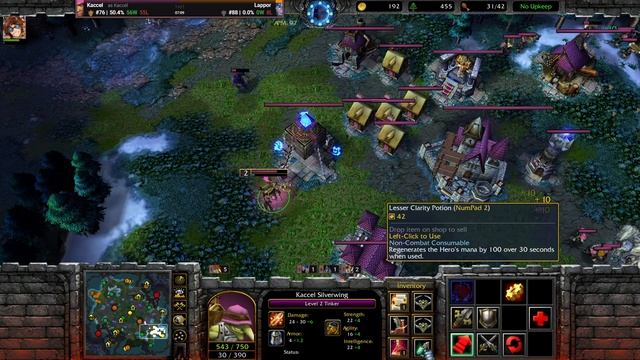 Тинкер сплитит пока Алхимик фармит