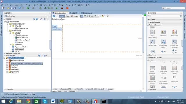 03 - FWS L1 - Create My First App Using Oracle (ADF) part 1 Of 3 смотреть онлайн