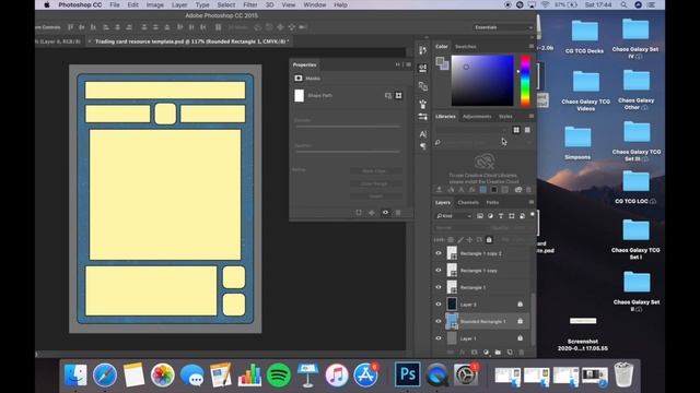How to Make Trading Cards in Photoshop Adobe смотреть онлайн