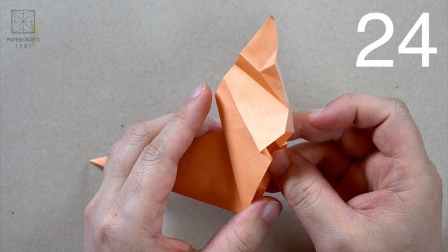 Origami Dog Dachshund (Kakami Hitoshi) Oригами おりがみ Oριγκάμι 折纸 摺紙 พับ 종이접기 Paper Crafts