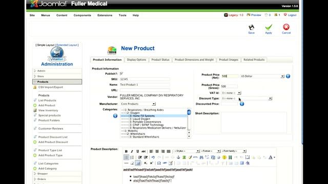 VirtueMart Training - Adding Products смотреть онлайн