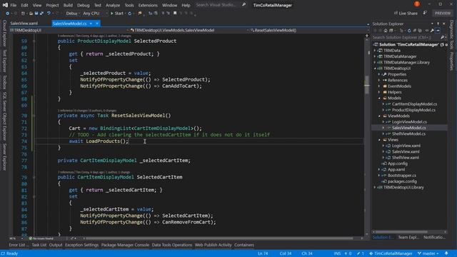 C# Debugging and Clean Up - A TimCo Retail Manager Video смотреть онлайн