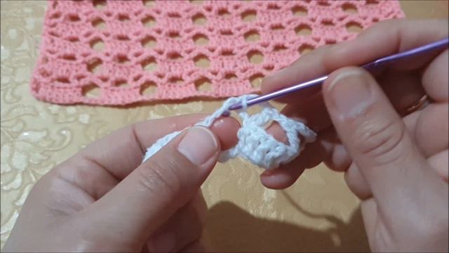 أسهل طريقة لعمل شال بالكروشيه🌹🔥🇩🇿shawl crochet easy смотреть онлайн