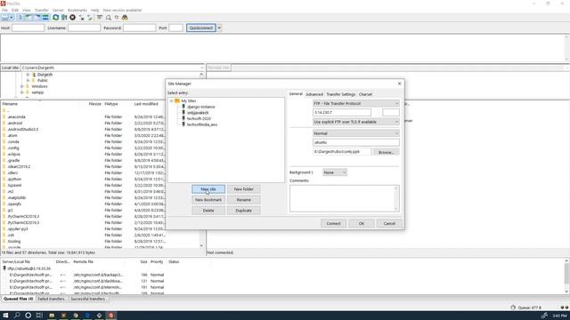 #7. Setting Up FTP Client | Connecting Filezilla to Ec2 instance in hindi смотреть онлайн
