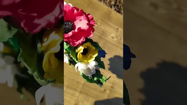 Веночки, ободочки розы, маки, ромашки из фоамирана. смотреть онлайн