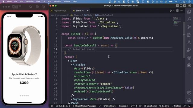 React Native Custom Carousel | Slider | Swiper смотреть онлайн