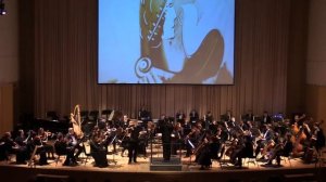 K.V. Gluck. Melody from the opera "Orpheus" for flute and symphony orchestra.