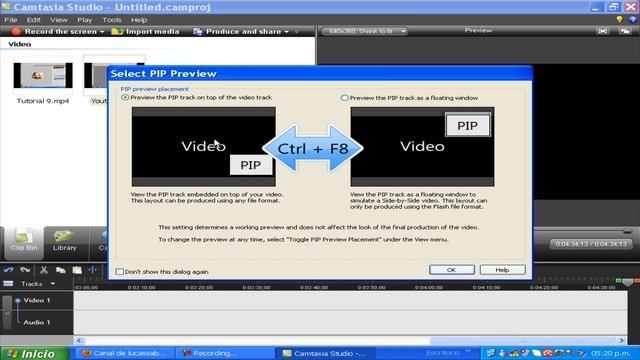 Como Agregar Picture in Picture a un Video en Camtasia Studio смотреть онлайн