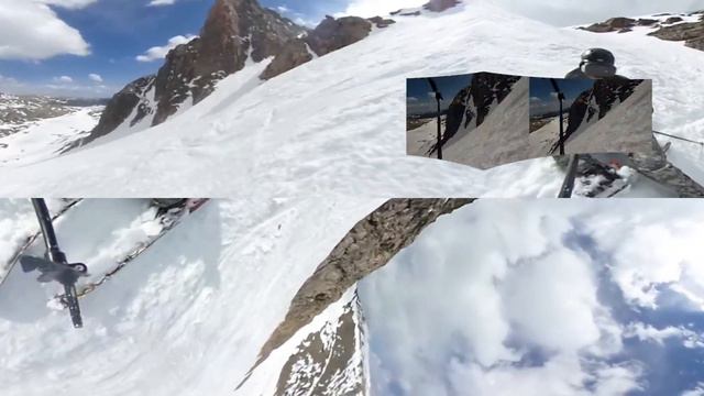 Skiing in Virtual Reality in Virtual Reality смотреть онлайн