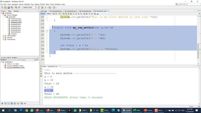 Java Week 11-2 Java Methods Parameters смотреть онлайн
