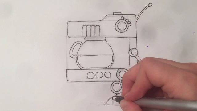 How to Draw Adventure Coffee Pot from FNaF World Characters Preview смотреть онлайн