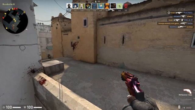 The R8 Revolver Is Pretty Good... (CS:GO Deathmatch Frag Montage)