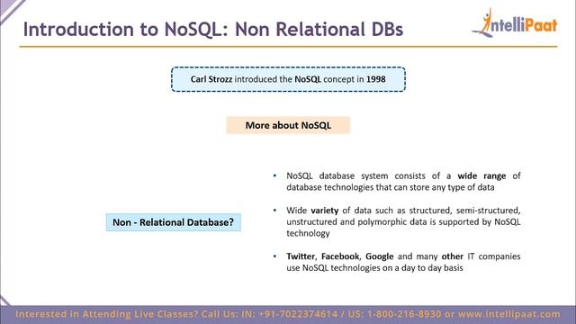 SQL vs NoSQL | Difference Between SQL and NoSQL | Intellipaat смотреть онлайн
