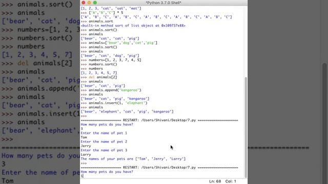 Python - Tutorial 9 - Lists & Dictionaries смотреть онлайн