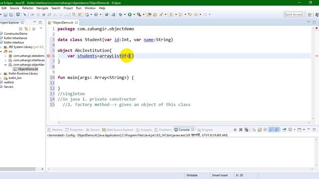 16. Kotlin Programming - object keyword details with live coding (Bangla Tutorial) смотреть онлайн