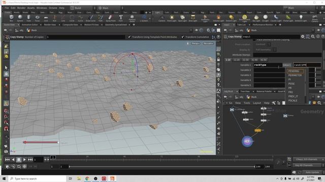 Copying and Changing Geometry with Copy Stamp Node | Houdini Tutorial смотреть онлайн
