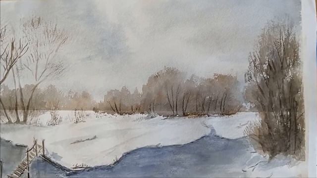 Брак акварельной бумаги. Что делать? | Marriage of watercolor paper. What to do? смотреть онлайн