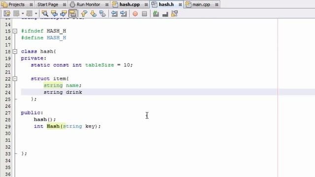 How to Create A Hash Table Project in C++ (Part 4) Creating the Basic Structure of the Hash Table смотреть онлайн