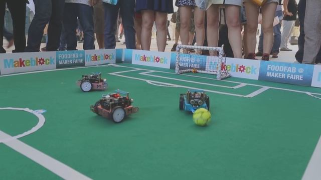 Makeblock mBot Soccer Game смотреть онлайн