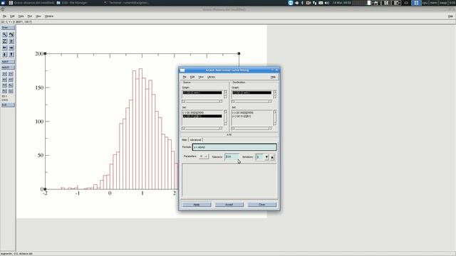 Xmgrace Non linear Curve Fitting Normal Distribution смотреть онлайн