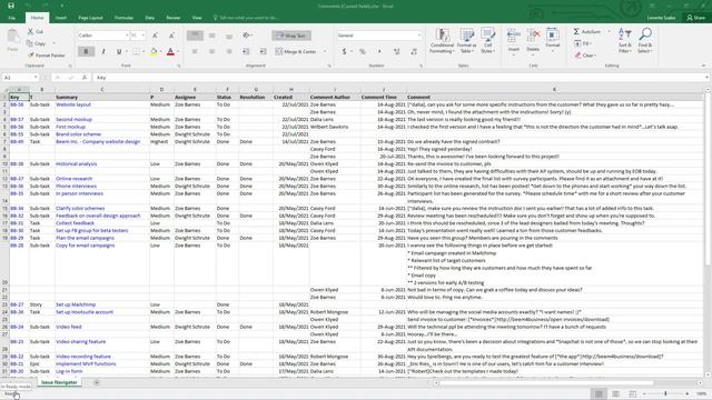 Export Jira Cloud comments to Excel смотреть онлайн
