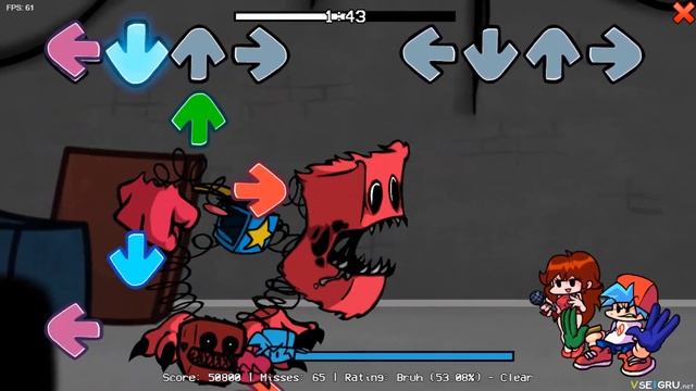 НОВЫЙ МОНСТР БОКСИ БУ!!! против ФНФ. BOXY BOO vs FNF. Poppy Playtime, Friday Night Funkin смотреть онлайн